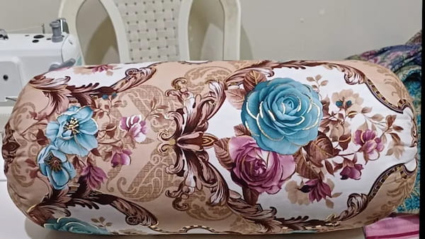 تصویر 1 از قیمت روبالشتی گرد مخمل + خرید باور نکردنی